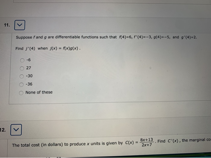 Solved Suppose Fand G Are Differentiable Functions Such T Chegg Com