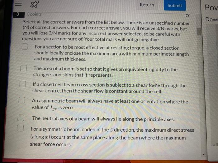 Solved 1 3 points Select all the correct answers from the | Chegg.com