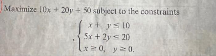 Solved how to solve using simplex form? whole numbers and | Chegg.com
