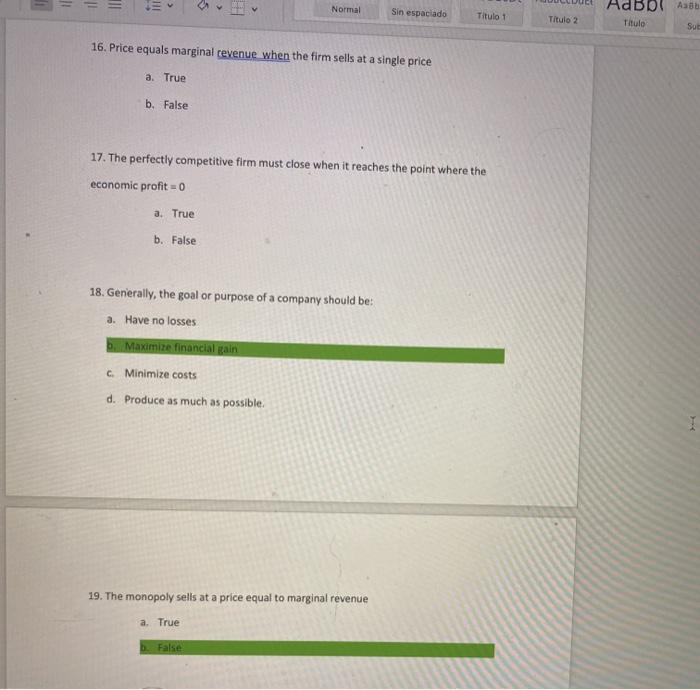Solved Hi guys! I just need to verify that all the answers | Chegg.com