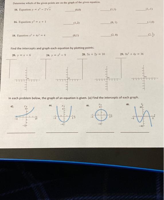 Solved May I get the answers for 14-48 please? with the work | Chegg.com