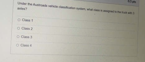 Solved Under the Austroads vehicle classification system, | Chegg.com