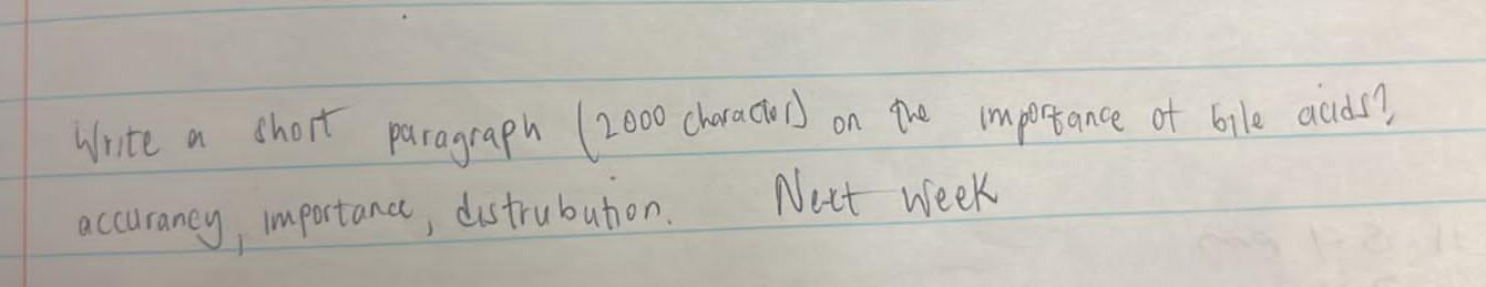 Solved write a short paragraph (2000 characters) on the | Chegg.com