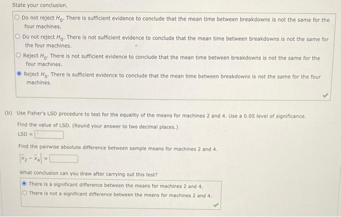 Solved To test for any significant difference in the number | Chegg.com