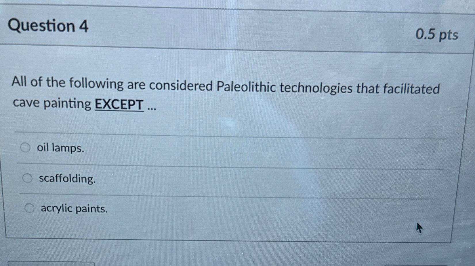 Solved Question 40 5ptsAll Of The Following Are Considered Chegg Com   Image