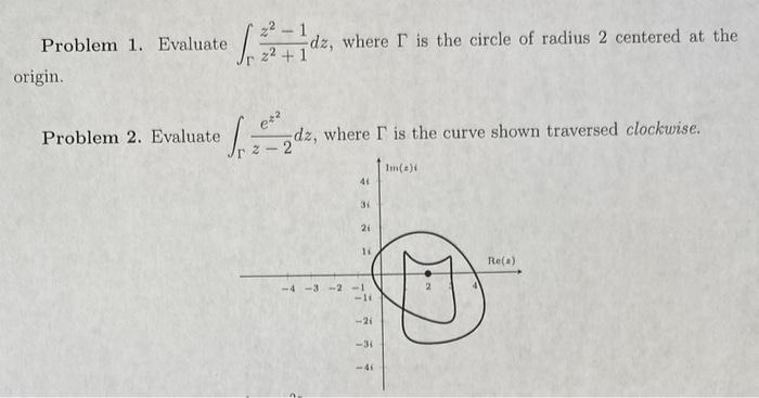 Solved Answer Problem 1 and 2. Make sure its clear to read. | Chegg.com
