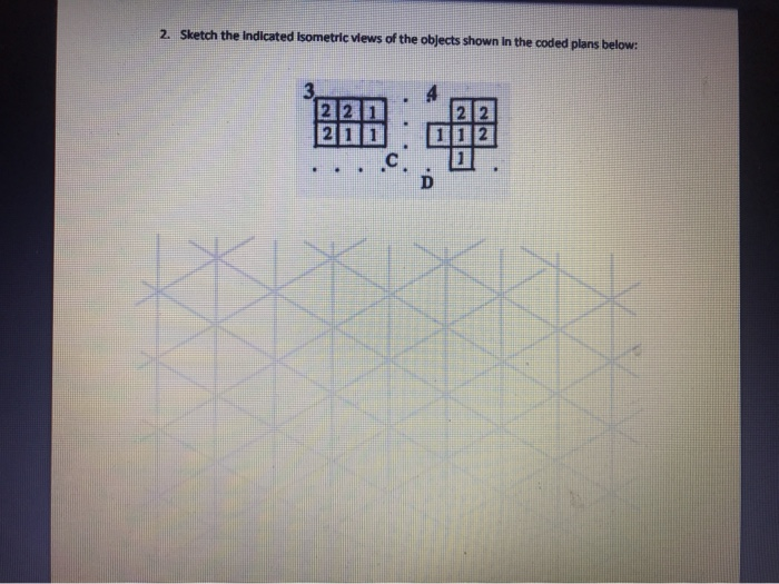 Solved Student Name 1. Draw the three views (top, front and | Chegg.com