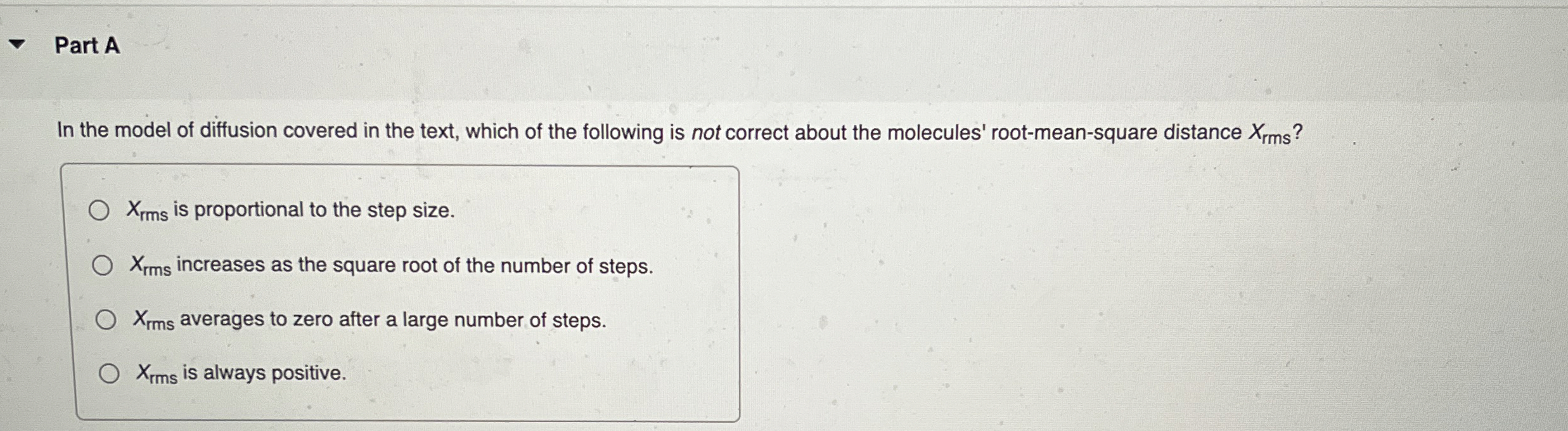 Solved Part AIn the model of diffusion covered in the text, | Chegg.com