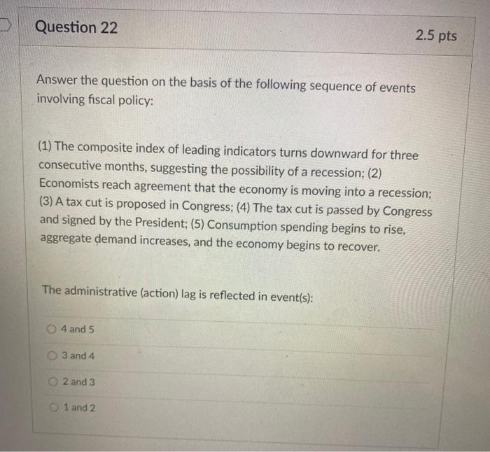 Solved Question 22 2.5 pts Answer the question on the basis | Chegg.com