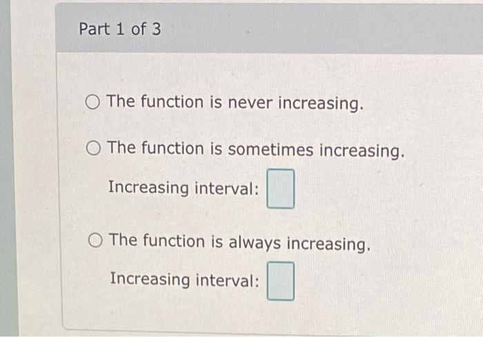 Solved Use interval notation to write the intervals over | Chegg.com
