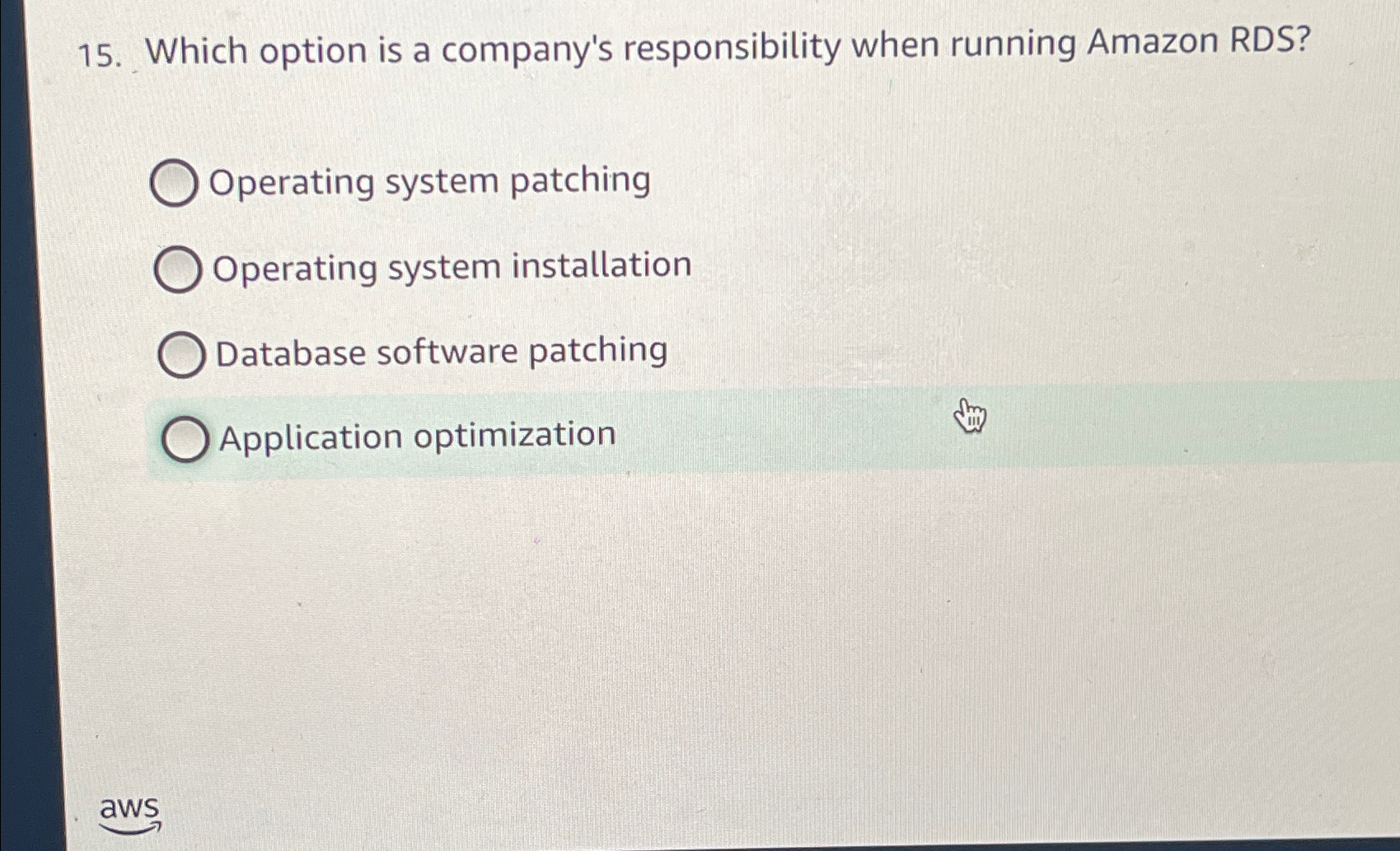 Solved Which option is a company's responsibility when | Chegg.com