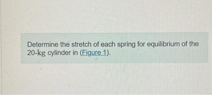 Solved Determine the stretch of spring AD. Express your | Chegg.com