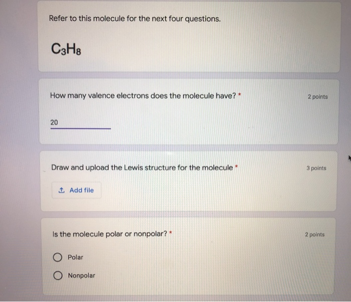 Refer To This Molecule For The Next Four Questions Chegg Com