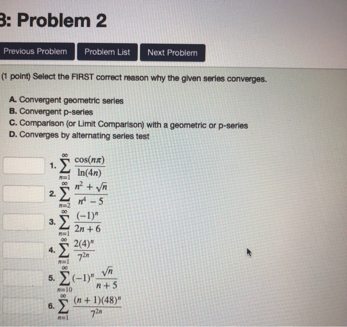 Solved B: Problem 2 Previous Problem Problem List Next | Chegg.com