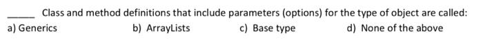 Solved Consider the following code snippet: public class Bag | Chegg.com