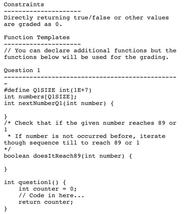 Solved Question 1 A number chain is created by continuously | Chegg.com