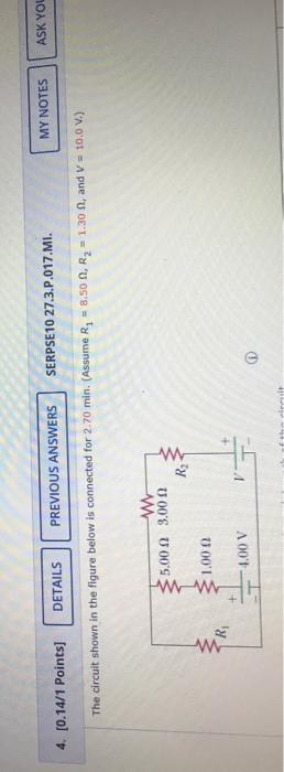 Solved The circuit shown in the figure below is connected | Chegg.com