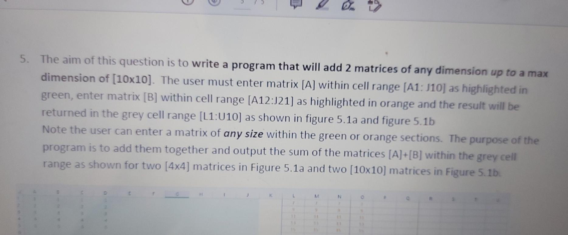 Solved 5. The aim of this question is to write a program | Chegg.com