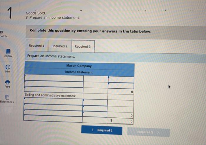 Solved Chapter 3 - Homework Saved 1 The following data from | Chegg.com