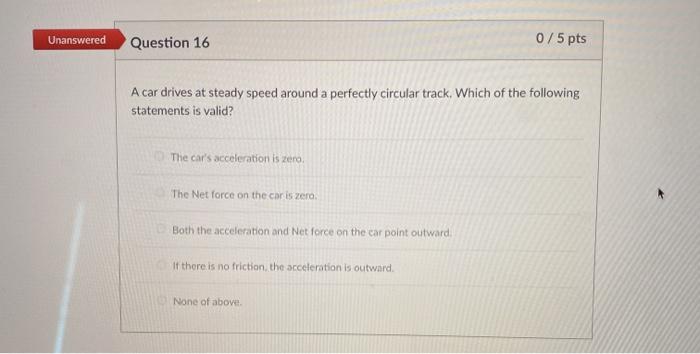 Solved Unanswered Question 15 0/10 pts Figure below shows a | Chegg.com