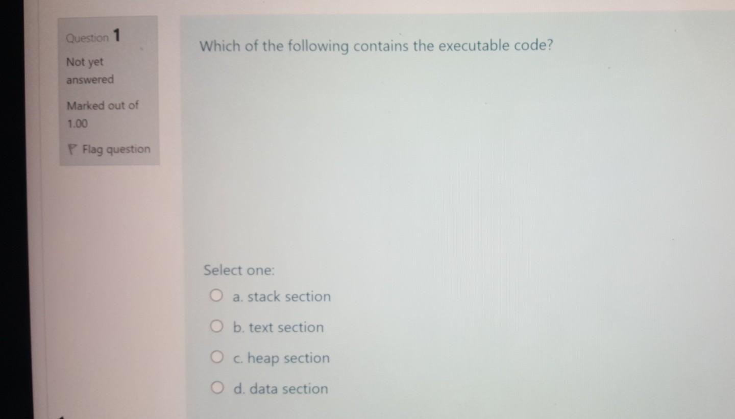 Solved Question 1 Which of the following contains the | Chegg.com