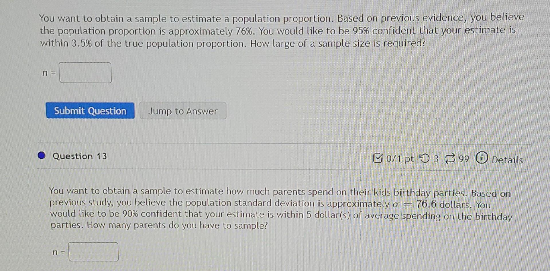 Solved You want to obtain a sample to estimate a population | Chegg.com