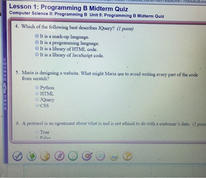 Solved Belo Computer Science Programming B: Programming B | Chegg.com