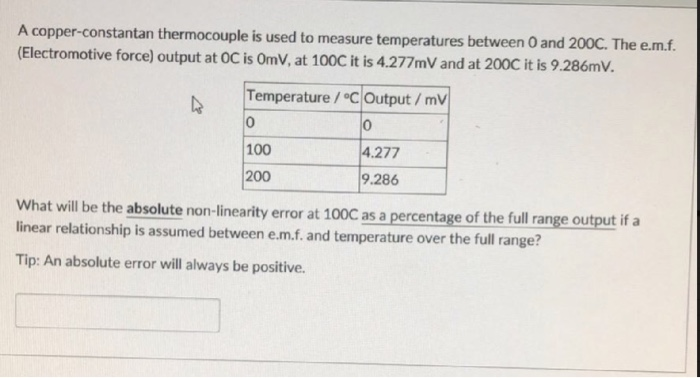 solved-a-copper-constantan-thermocouple-is-used-to-measure-chegg