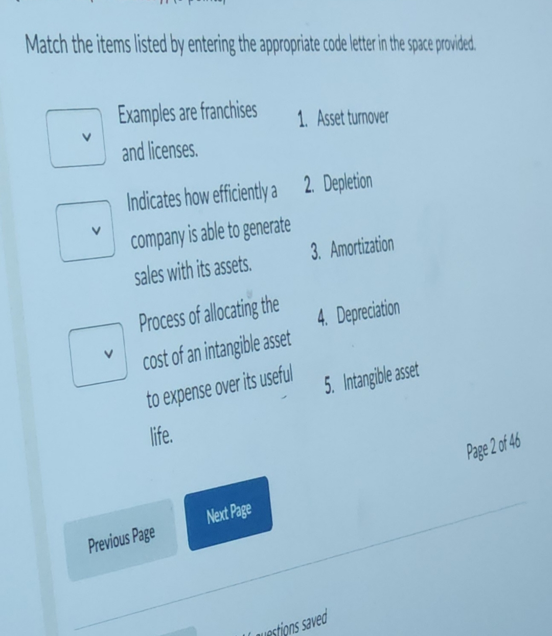 Solved Match the items listed by entering the appropriate | Chegg.com