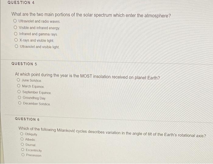 Solved QUESTION 1 If the temperature at the surface of Earth | Chegg.com