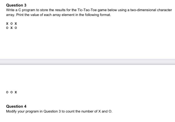 Solved Question 3 Write a C program to store the results for | Chegg.com