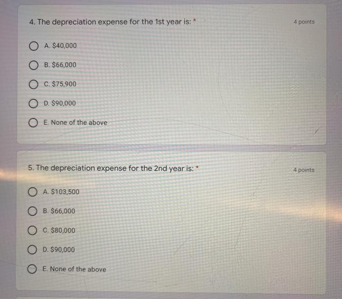 Solved Use the following data to answer Questions 1 through | Chegg.com