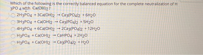 Solved Which Of The Following Is The Correctly Balanced | Chegg.com Solved Which Of The Following Is The Correctly Balanced | Chegg.com