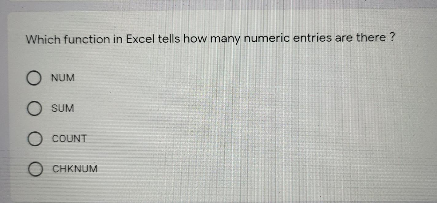 Solved In Excel, which one denotes a range from B1 through