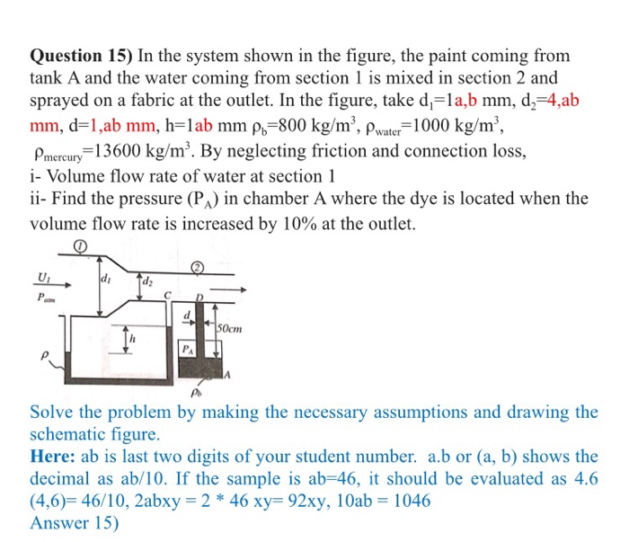 Solved Question 15) In The System Shown In The Figure, The | Chegg.com