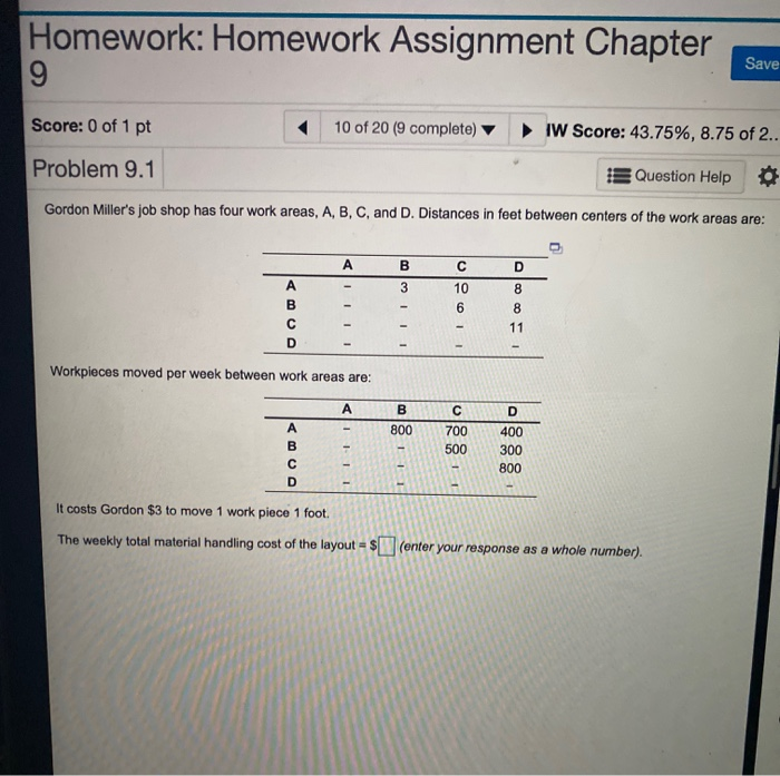 Solved Homework Homework Assignment Chapter Save 9 Score 0 Chegg Solved Homework Homework Assignment Chapter Save 9 Score 0 Chegg