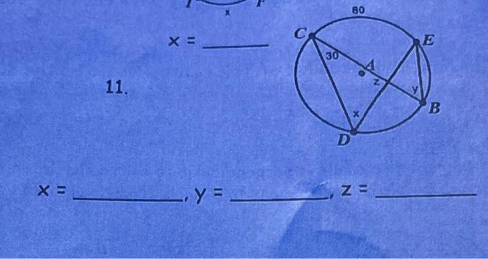 Solved x= 11. | Chegg.com