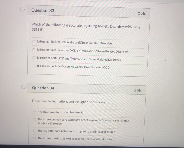 Solved Question 33 2 pts Which of the following is accurate | Chegg.com