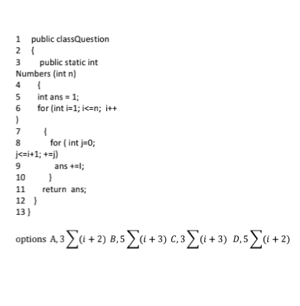 Solved study the code above and select the correct | Chegg.com