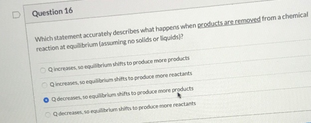 which-statement-correctly-describes-a-chemical-reaction-at-equilibrium