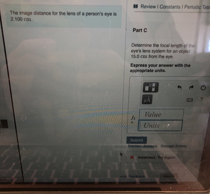 Solved A Review | Constants / Periodic Tab The image | Chegg.com