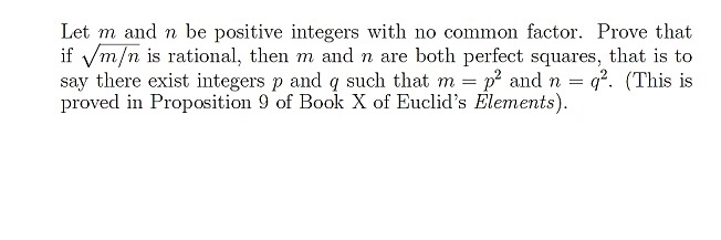 Solved Let M And N Be Positive Integers With No Common | Chegg.com