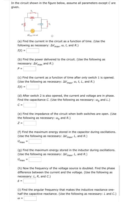 Solved In the circuit shown in the figure below, assume all | Chegg.com