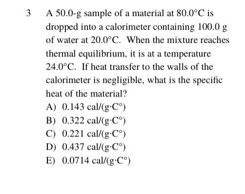 Solved You put 400 g of water at 24 °C into a 500-W