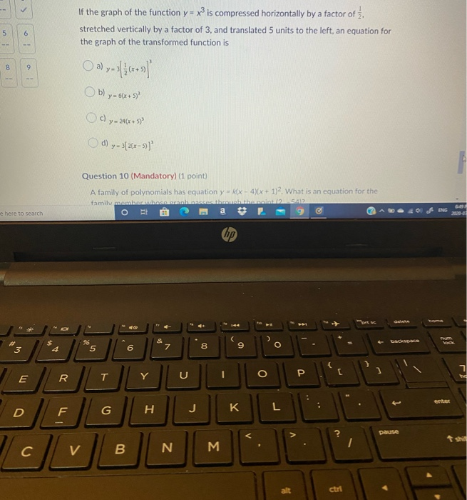 Solved Which of the following graphs represents an even | Chegg.com