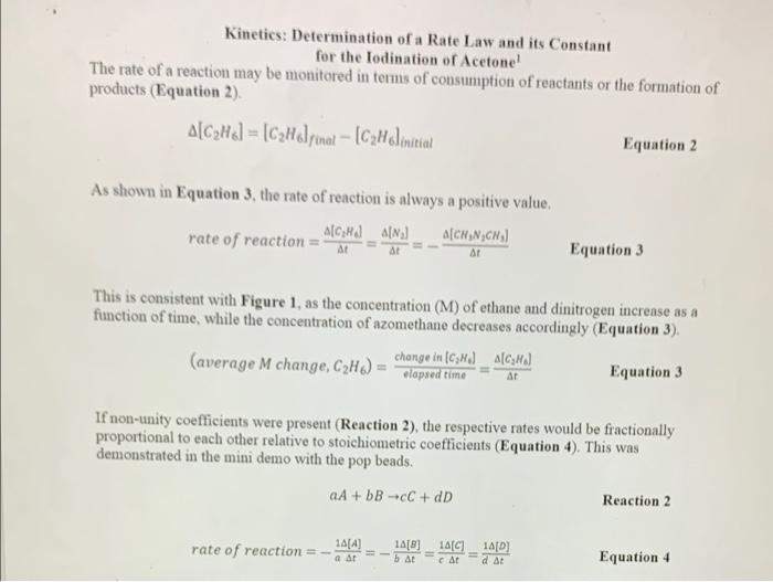 Solved Given The Information Below, Determine The Rate Law | Chegg.com