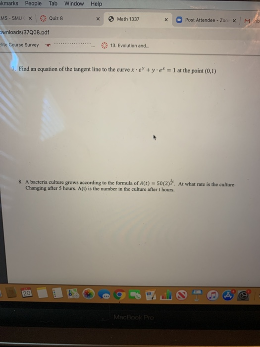 Quiz8, Software