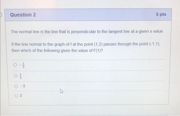 Solved The normal line is the line that is perpendicular to | Chegg.com