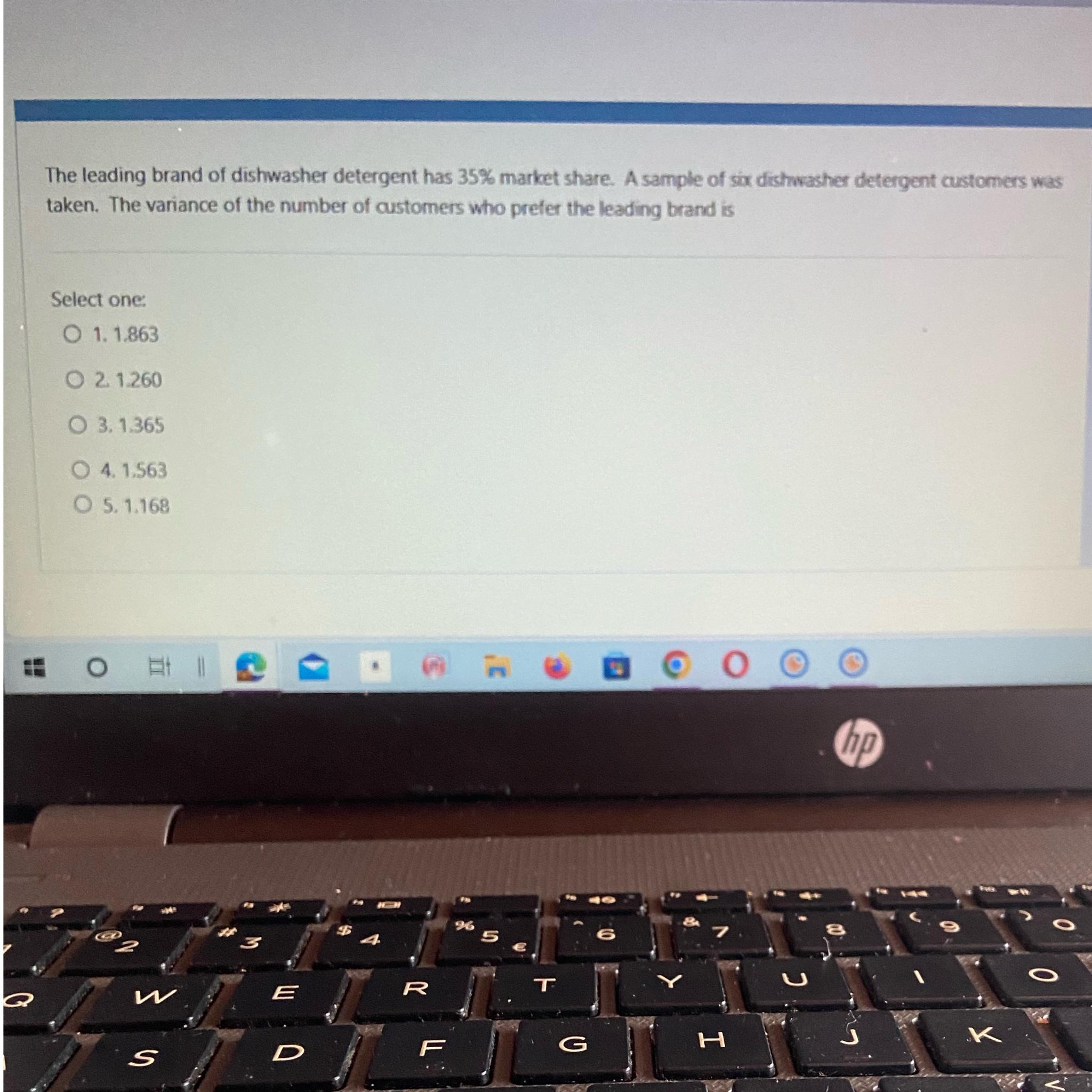 The leading brand of dishwasher detergent has 35