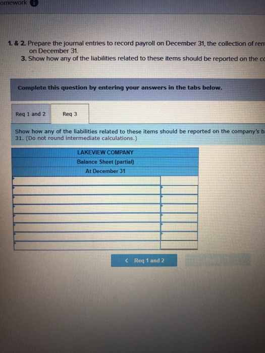 Solved PA10-3 Recording and Reporting Current Liabilities | Chegg.com